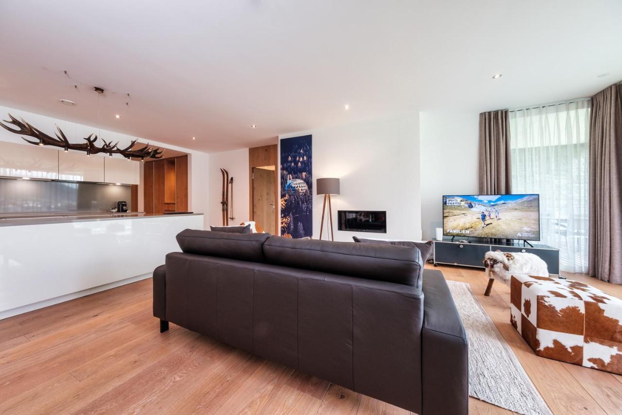 Luxury Panorama Apartment With Alpengold Spa Access Davos Exteriér fotografie