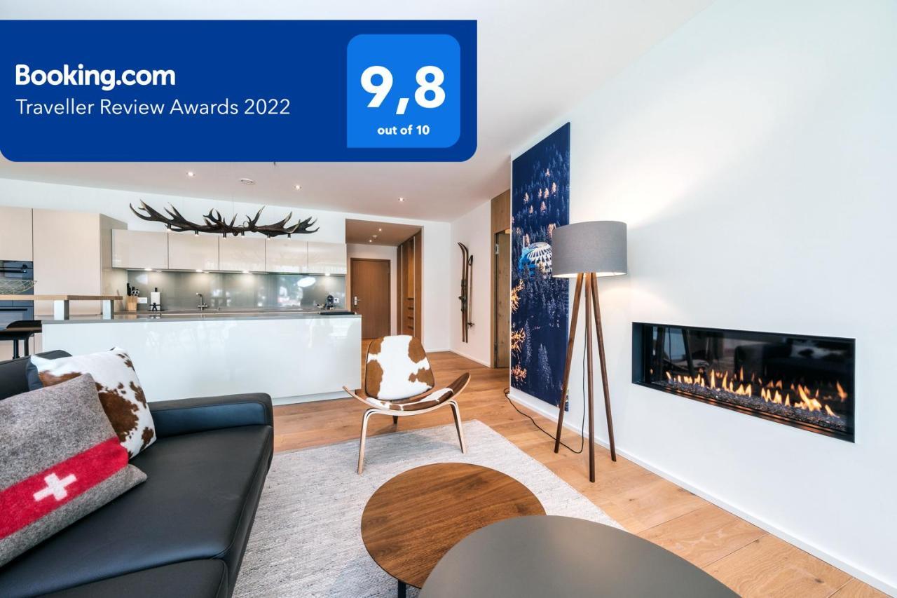 Luxury Panorama Apartment With Alpengold Spa Access Davos Exteriér fotografie