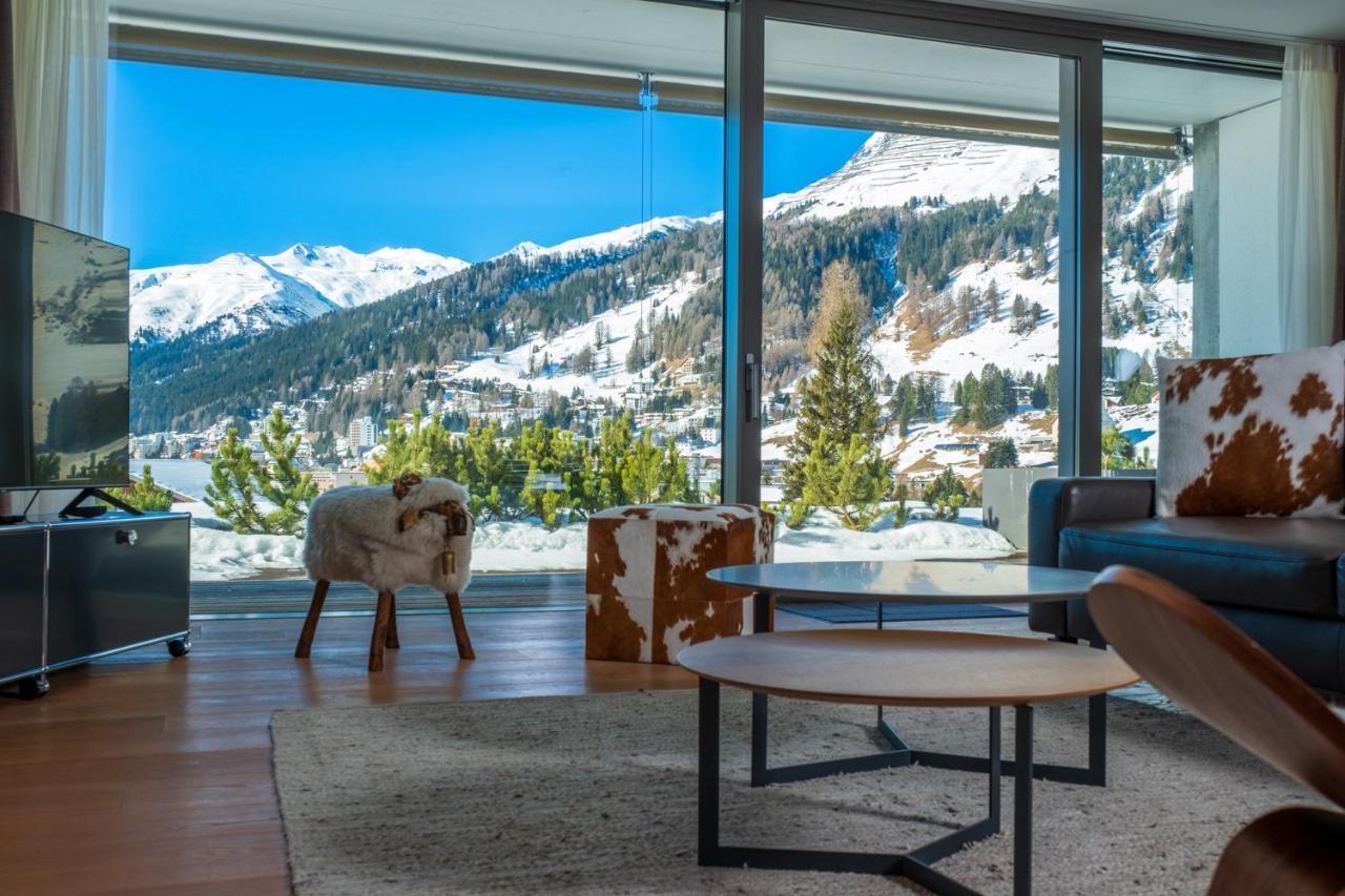 Luxury Panorama Apartment With Alpengold Spa Access Davos Exteriér fotografie