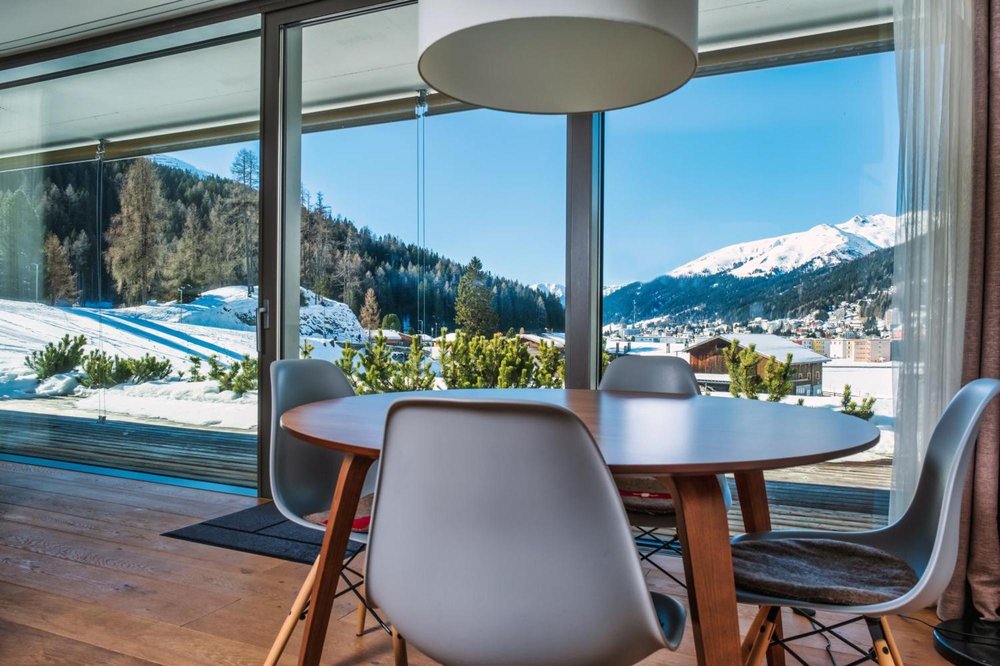Luxury Panorama Apartment With Alpengold Spa Access Davos Exteriér fotografie